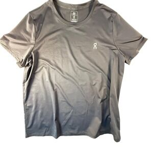 On Running Core-T Shirt Womens XL Black Performance Training Tee 1WE10580553